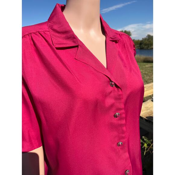 Vintage 80s Act III Blouse - Picture 3 of 6